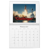 Abdeckung, Raumfähre Calander, 2008 Kalender (Feb 2027)