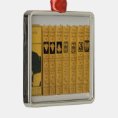 Abdeckung und Dorn entwirft für "das gelbe Buch", Silbernes Ornament (Rechts)