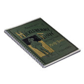 Abdeckung von "Abenteuern von Huckleberry Finn" Notizblock (Rechte Seite)
