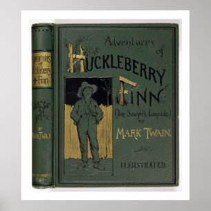 Abdeckung von "Abenteuern von Huckleberry Finn" Poster