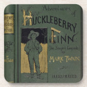 Abdeckung von "Abenteuern von Huckleberry Finn" Untersetzer (Vorderseite)