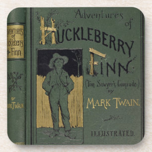 Abdeckung von "Abenteuern von Huckleberry Finn" Untersetzer