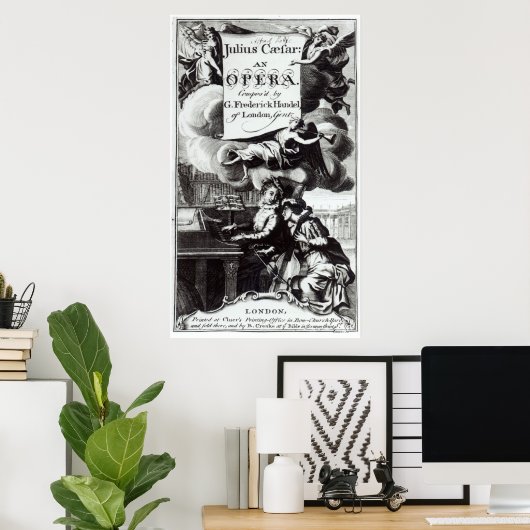 Abdeckung von Notenblättern für Julius Cäsar Poster (Heimbüro)