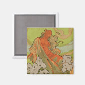 Abdeckung von Score und Libretto der Oper "Iris", Magnet (Vorderseite/Rückseite)