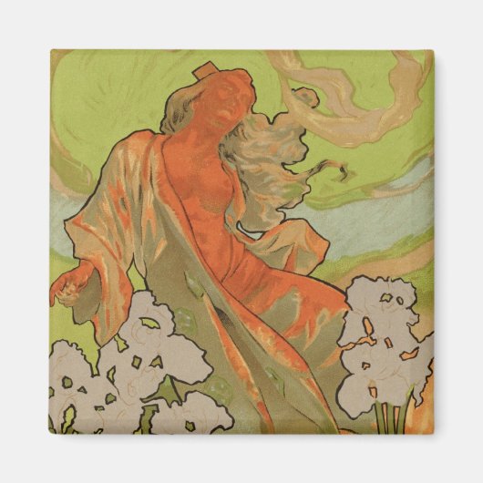 Abdeckung von Score und Libretto der Oper "Iris", Magnet (Vorne)