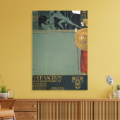 Abdeckung von Ver Sacrum der Zeitschrift des Leinwanddruck (Insitu (Wohnzimmer))