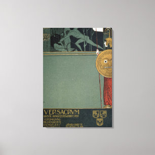 Abdeckung von Ver Sacrum der Zeitschrift des Leinwanddruck