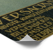 Abdeckung von Ver Sacrum der Zeitschrift des Poster (Ecke)