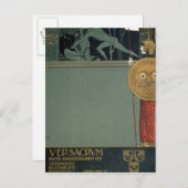 Abdeckung von Ver Sacrum der Zeitschrift des Postkarte (Vorne/Hinten)