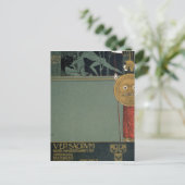 Abdeckung von Ver Sacrum der Zeitschrift des Postkarte (Stehend Vorderseite)