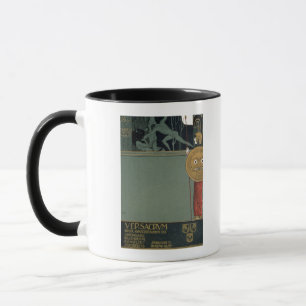 Abdeckung von Ver Sacrum die Zeitschrift von Tasse