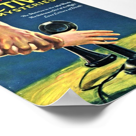 Abdeckung wahrer Detektivgeheimnisse Poster (Ecke)