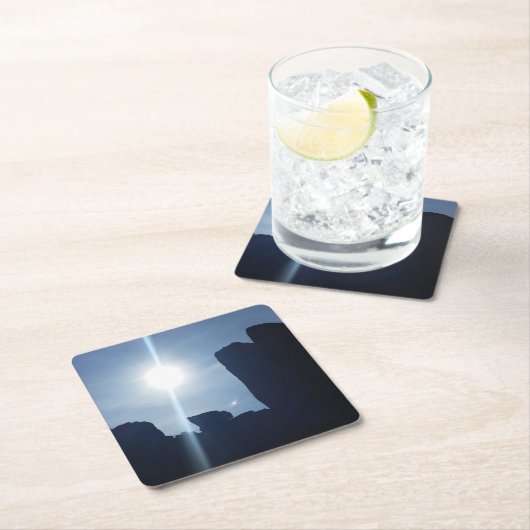 Abdeckungen Rechteckiger Pappuntersetzer (Vor Ort)