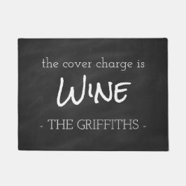 Abdeckungs-Gebühr ist Wein-lustige Tür-Matte Fußmatte