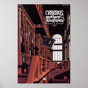 Abdeckungsdruck Cerebus Frage #151 Poster