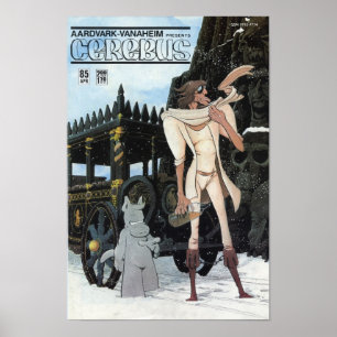 Abdeckungsdruck Cerebus Frage #85 Poster