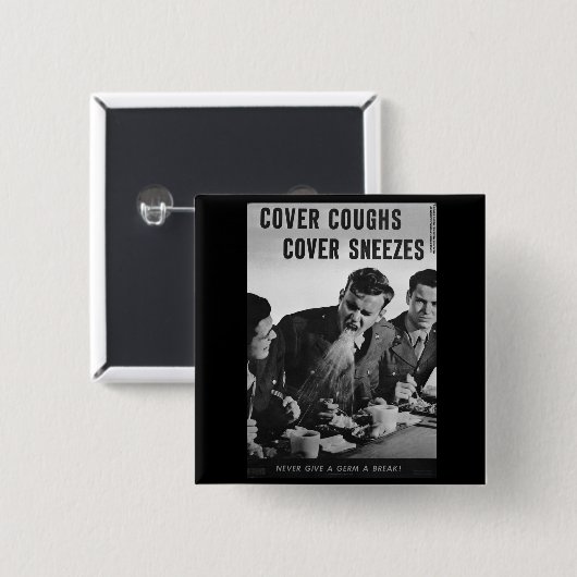 Abdeckungshusten-Abdeckungsniesen Button (Vorne & Hinten)