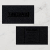 Abdeckungsschwarzkamerad des starken Rahmens Visitenkarte (Vorne/Hinten)