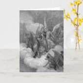 Abdiel Attacks Satan Karte (Gelbe Blume)