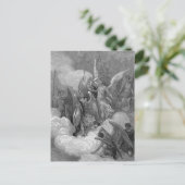 Abdiel Attacks Satan Postkarte (Stehend Vorderseite)