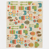 ABDL niedliches Muster | Baby4Life | BabyCute Fleecedecke (Vorderseite)