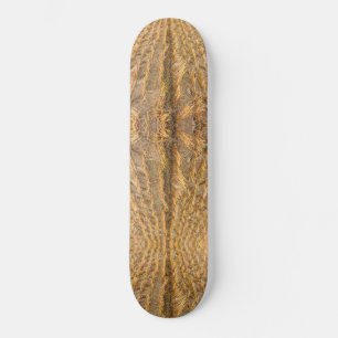 Abdruck einer landwirtschaftlichen Maschine auf Sk Skateboard