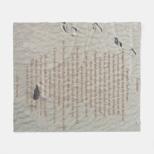 Abdruck-Fleecedecke Fleecedecke (Vorderseite (Horizontal))