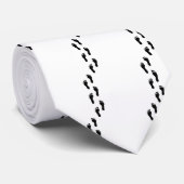 Abdruck - Füße Krawatte (Gerollt)