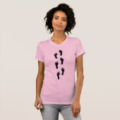 Abdruck - Füße T-Shirt (Vorne ganz)