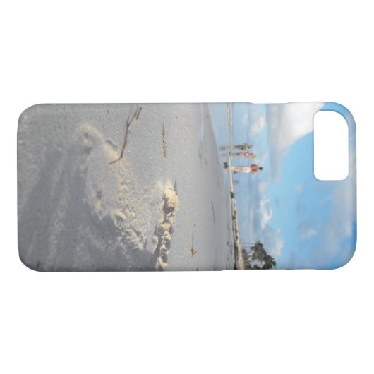 Abdruck im Sand Case-Mate iPhone Hülle (Rückseite (Horizontal))