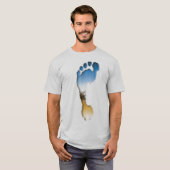 Abdruck in Crome T-Shirt (Vorne ganz)