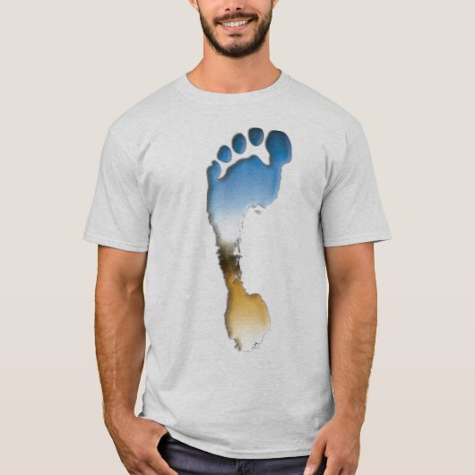 Abdruck in Crome T-Shirt (Vorderseite)