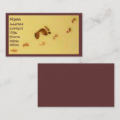 Abdruck-Visitenkarten Visitenkarte (Vorne/Hinten)