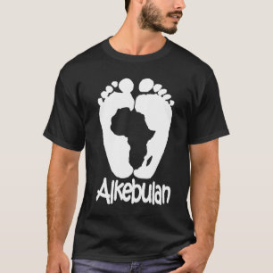 Abdruck-Weiß T-Shirt