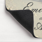 Abdrücke auf dem Strand mousepad (Ecke)