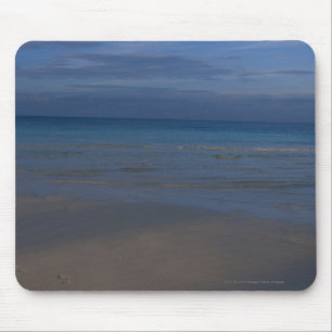 Abdrücke auf Strand Mousepad
