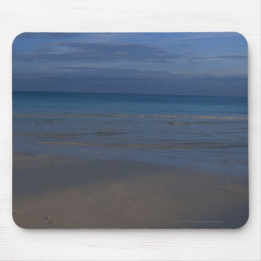 Abdrücke auf Strand Mousepad (Vorne)