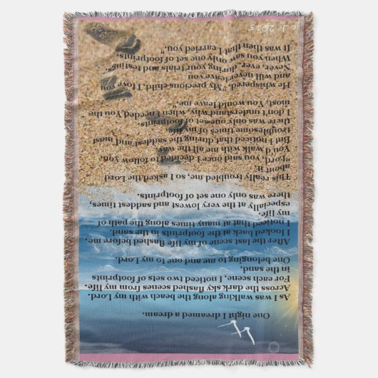 Abdrücke im Sand Decke (Vorderseite Vertikal)