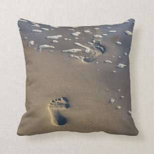 Abdrücke im Sand… Ein Strandkissen! Kissen