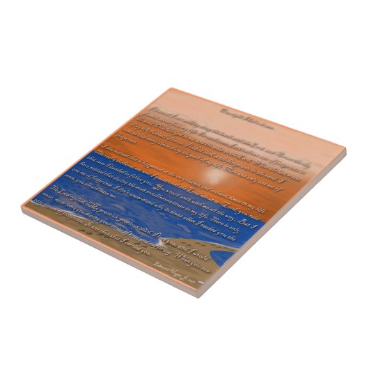 Abdrücke im Sand-Gedicht Fliese (Seite)