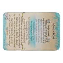 Abdrücke im Sand-Glaube-Gedicht