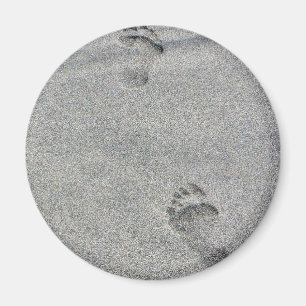 Abdrücke im Sand Magnet