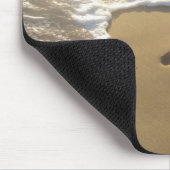 Abdrücke im Sand Mousepad (Ecke)