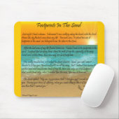 Abdrücke im Sand Mousepad (Mit Mouse)