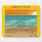 Abdrücke im Sand Mousepad (Vorne)