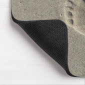 Abdrücke im Sand Mousepad (Ecke)