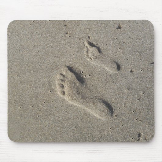 Abdrücke im Sand Mousepad (Vorne)