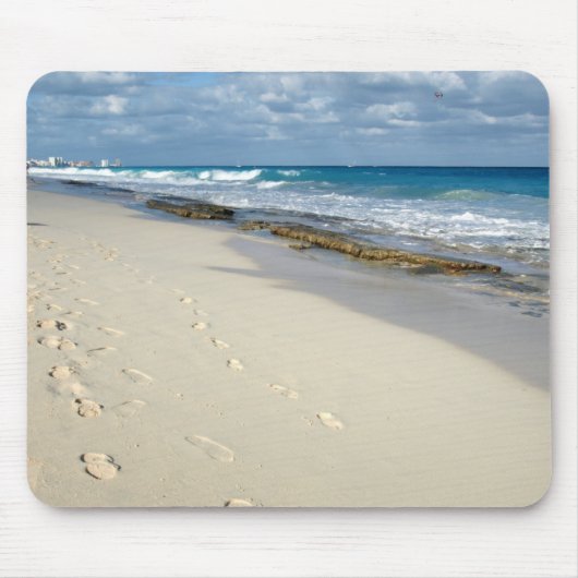 Abdrücke im Sand mousepad (Vorne)