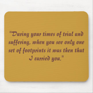 Abdrücke im Sand Mousepad