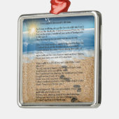 Abdrücke im Sand Ornament Aus Metall (Links)